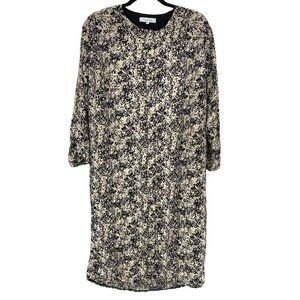 Stella Rose Long Sleeve Midi Dress 16‎ Front Button Closure Lined Lagenlook